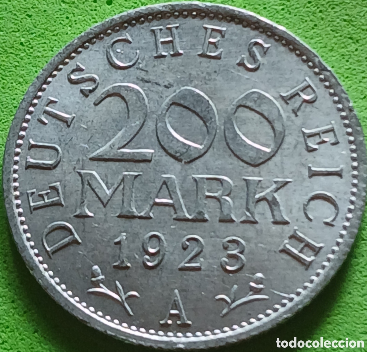 Monedas antiguas de Europa: Alemania Rep&uacute;blica de Weimar 200 marcos 1923 A km#35