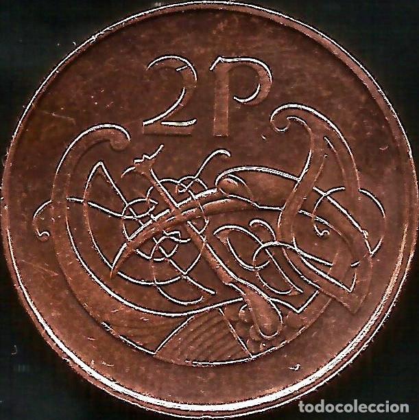 Monedas antiguas de Europa: IRLANDA 1995 - 2 PENCE - KM 21a - CIRCULADA
