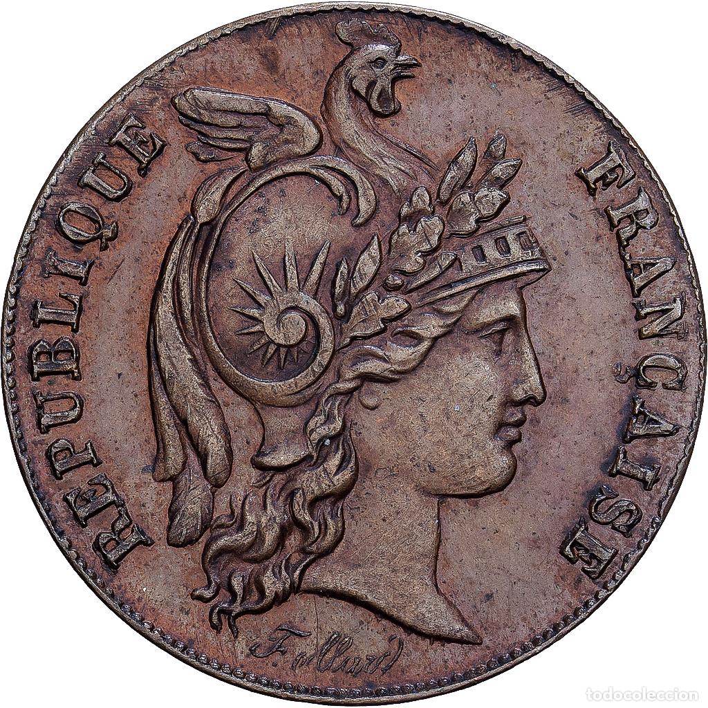 Monedas antiguas de Europa: [#1545586] Francia, 20 Francs, 1848, Pi&eacute;fort, Cobre, EBC, Gadoury:1036