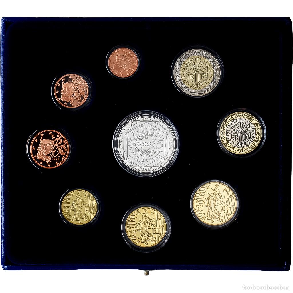 Monedas antiguas de Europa: [#1545754] Francia, Set 1c. - 2 Euro + 15&euro;, S&eacute;rie BE / Proof, 2008, MDP, Sin