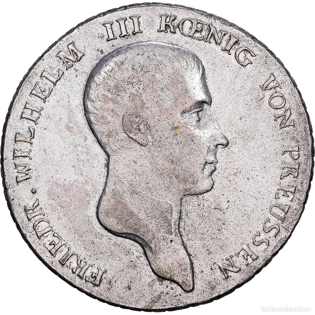 Monedas antiguas de Europa: [#1545529] Alemania, Friedrich Wilhelm III, Reichsthaler, 1813, Berlin, Plata, BC+, KM:387