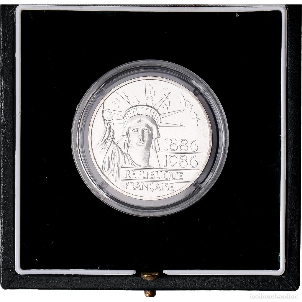 Monedas antiguas de Europa: [#1545592] Francia, 100 Francs, 1986, MDP, Pi&eacute;fort, Plata, FDC, Gadoury:235.P1, KM:P972