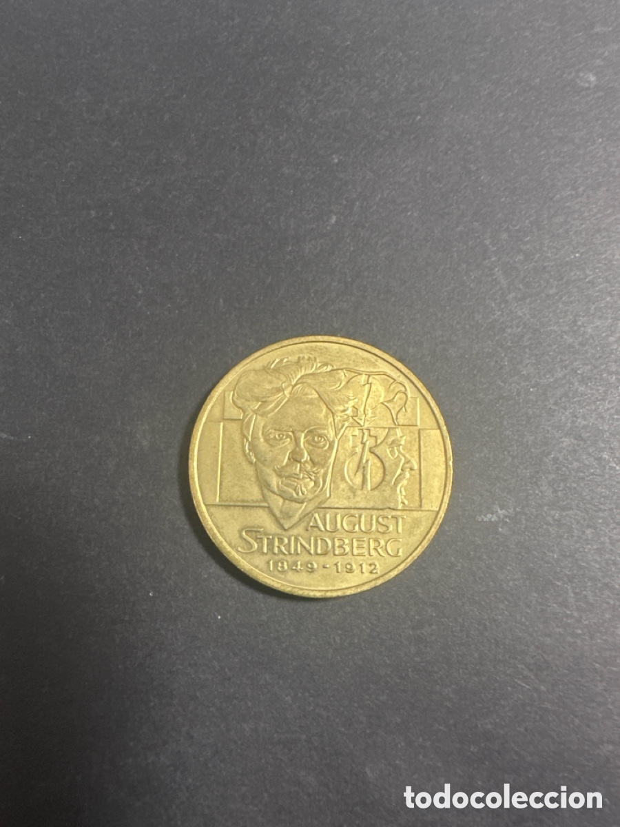 Monedas antiguas de Europa: Moneda de Suecia de 5 Ecu a&ntilde;o 1996, sin circular