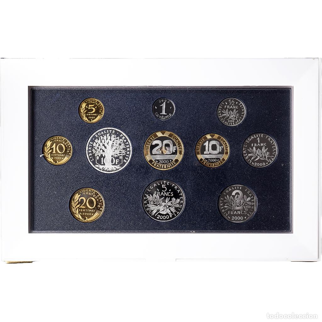 Monedas antiguas de Europa: [#1545774] Francia, 1 c to 100 frs, 2000, MDP, Prueba, Sin informaci&oacute;n, FDC