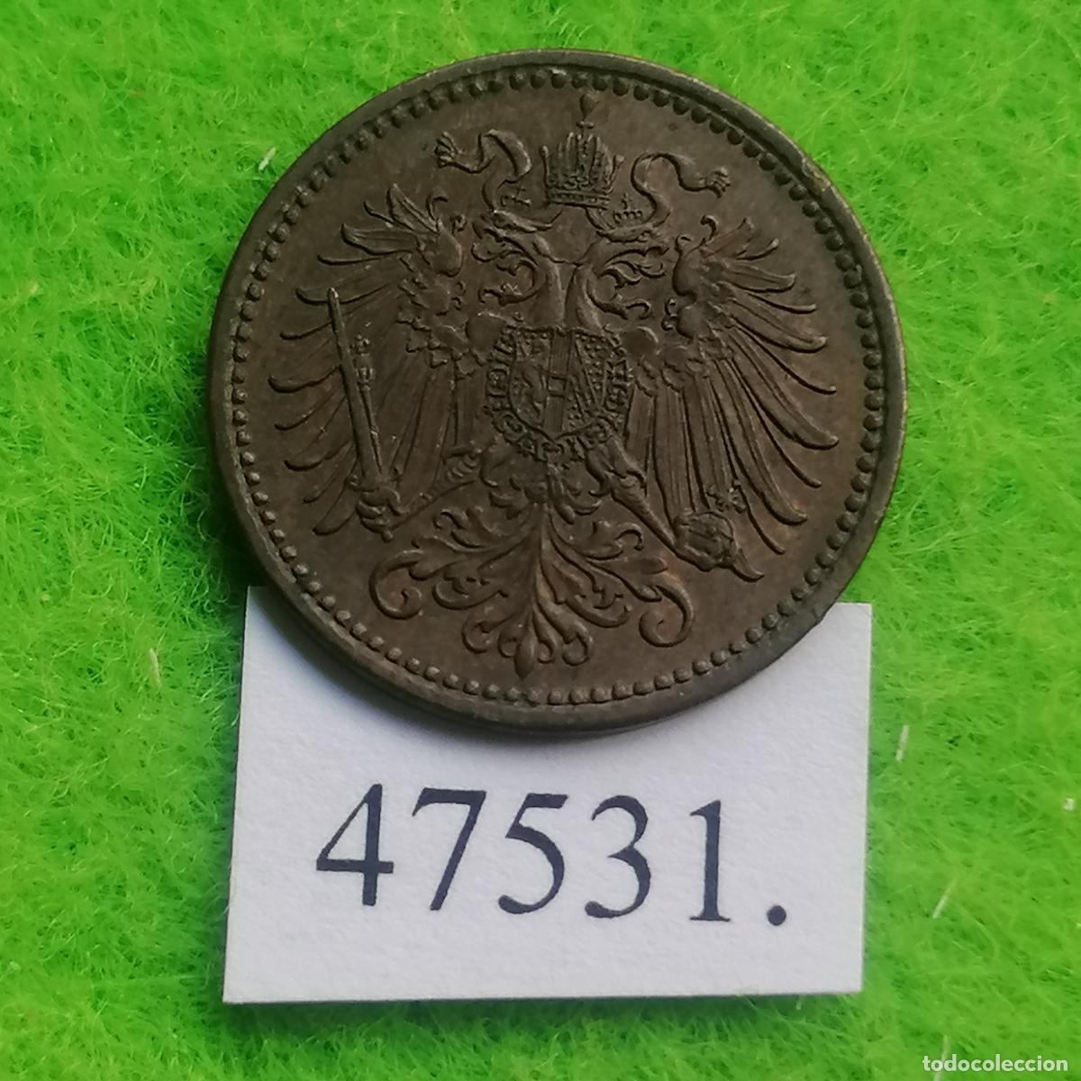 Monedas antiguas de Europa: Austria 1 heller 1914