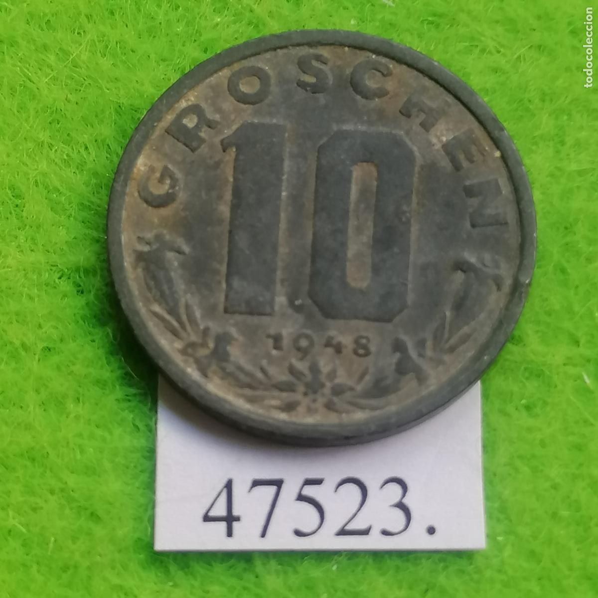 Monedas antiguas de Europa: Austria 10 Groschen 1948