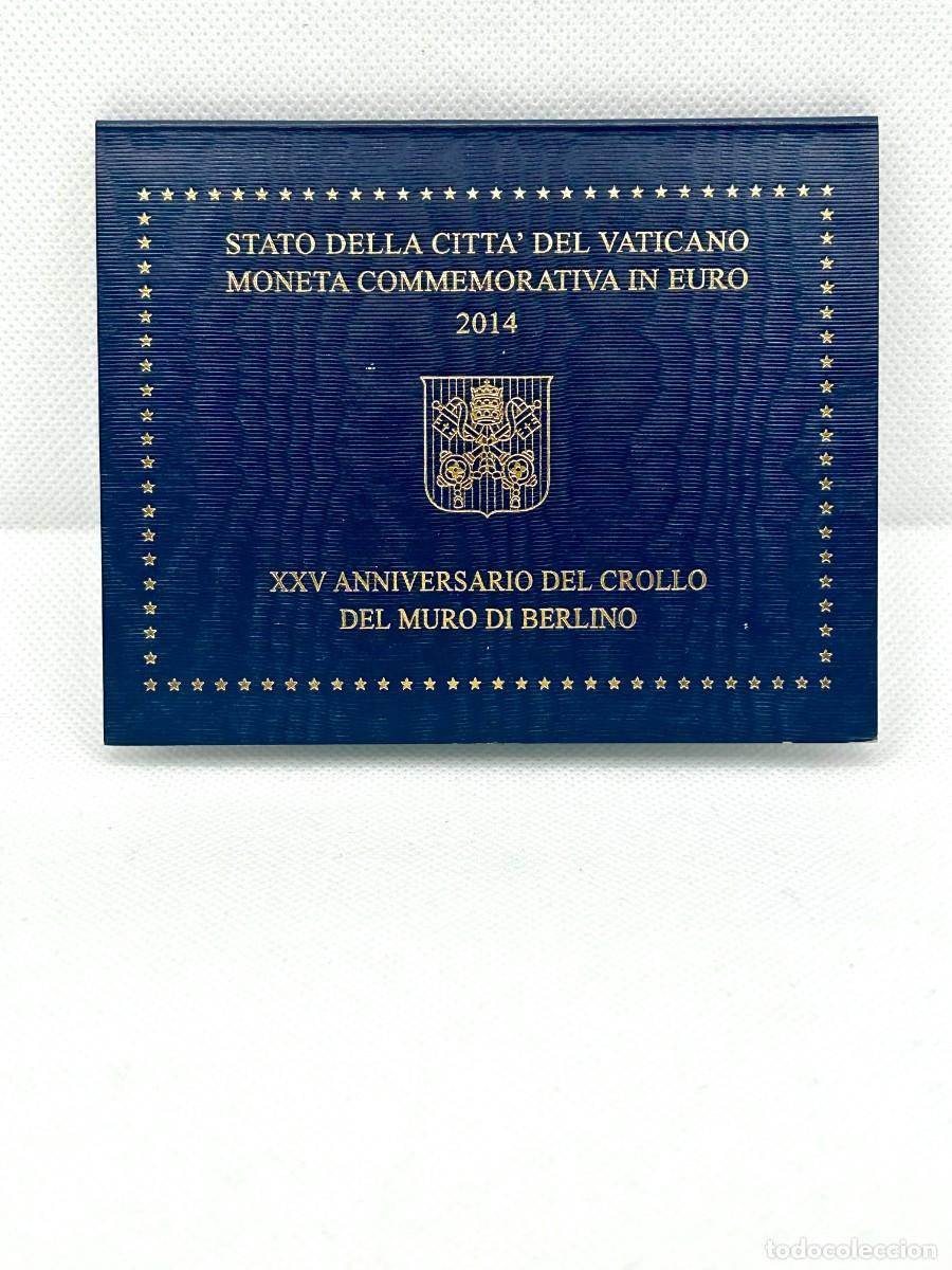 Monedas antiguas de Europa: 3696.CARTERA MONEDA CONMEMORATIVA DE 2 EUROS DEL VATICANO, EMITIDA EN EL A&Ntilde;O 2014