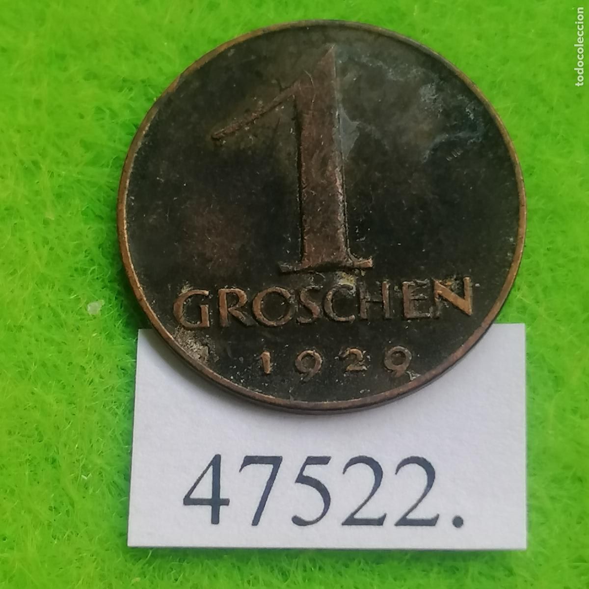 Monedas antiguas de Europa: Austria 1 Groschen 1929