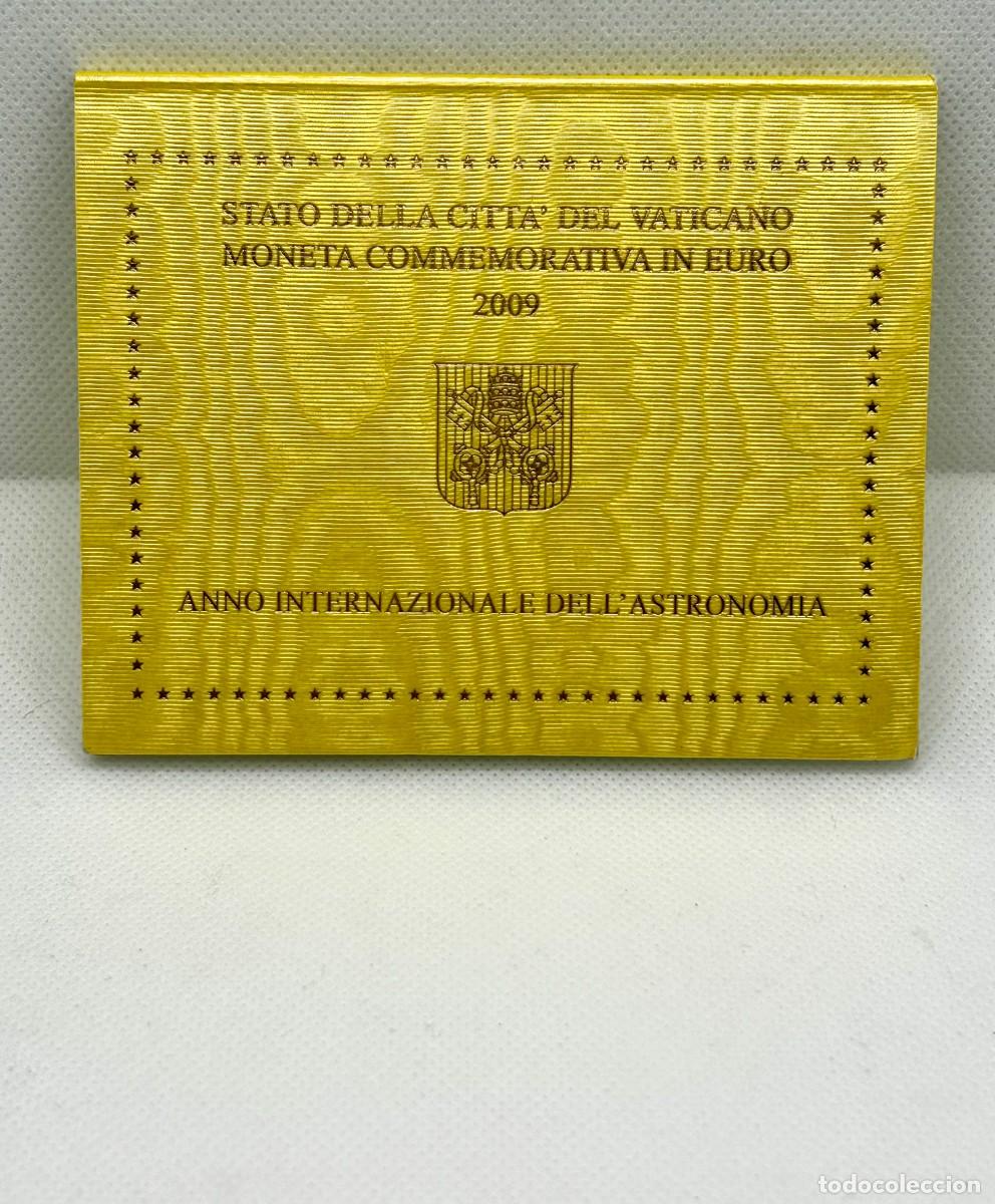 Monedas antiguas de Europa: 3697.CARTERA MONEDA CONMEMORATIVA DE 2 EUROS DEL VATICANO, EMITIDA EN EL A&Ntilde;O 2009