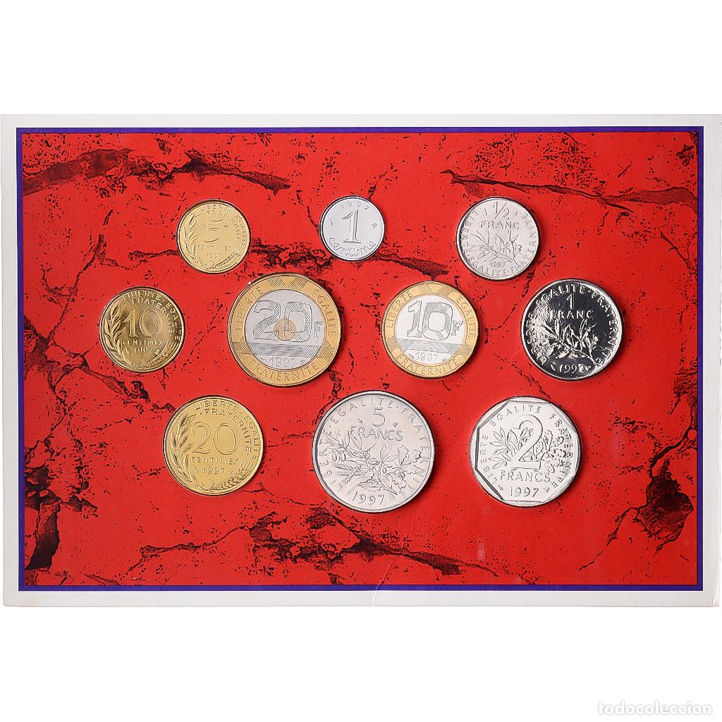 Monedas antiguas de Europa: [#1545630] Francia, Coffret 1 c. &agrave; 20 frs., 1997, MDP, S&eacute;rie BU, Sin informaci&oacute;n, FDC