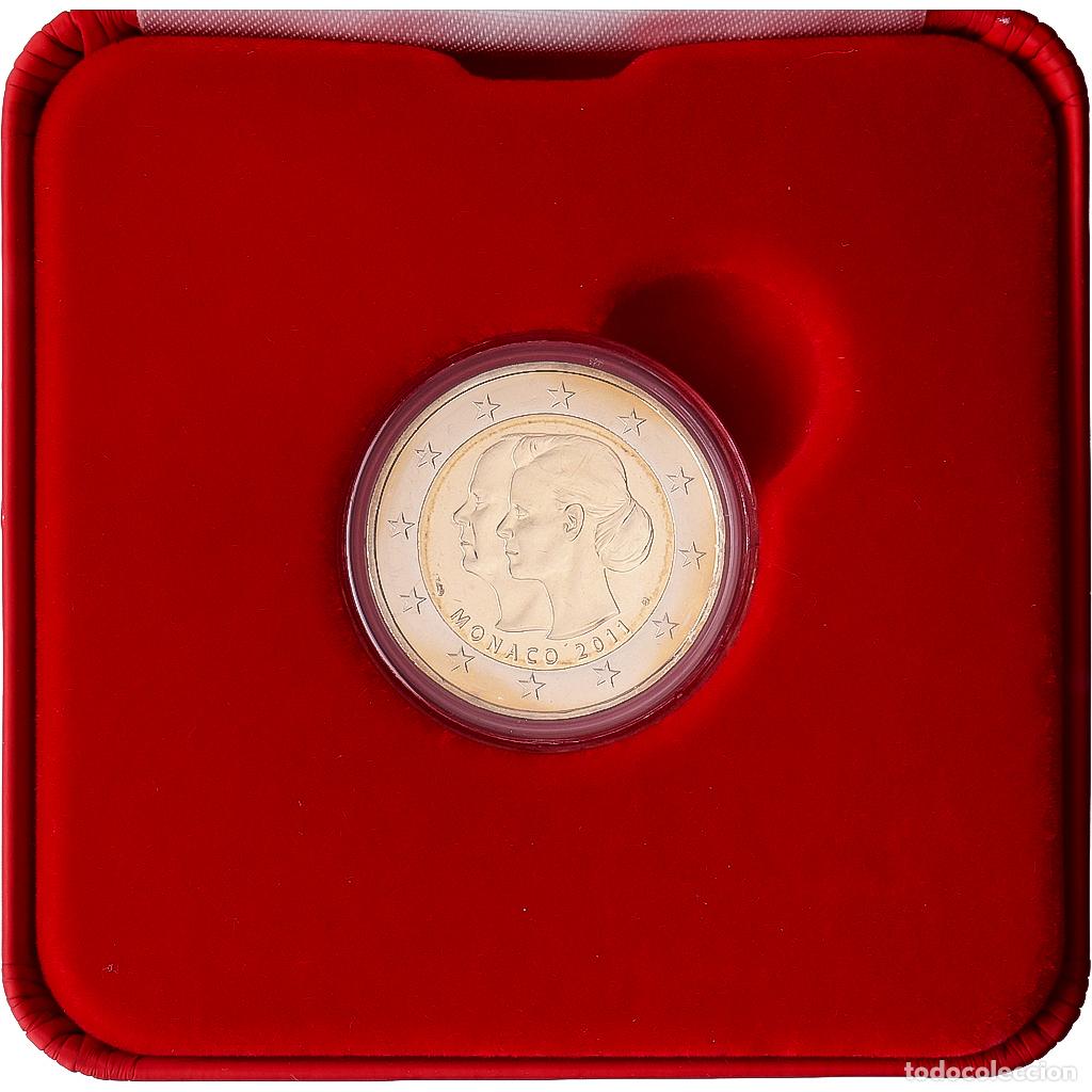 Monedas antiguas de Europa: [#1545757] M&oacute;naco, Albert et Charlene, 2 Euro, 2011, MDP, Bimet&aacute;lico, FDC, Gadoury:1789