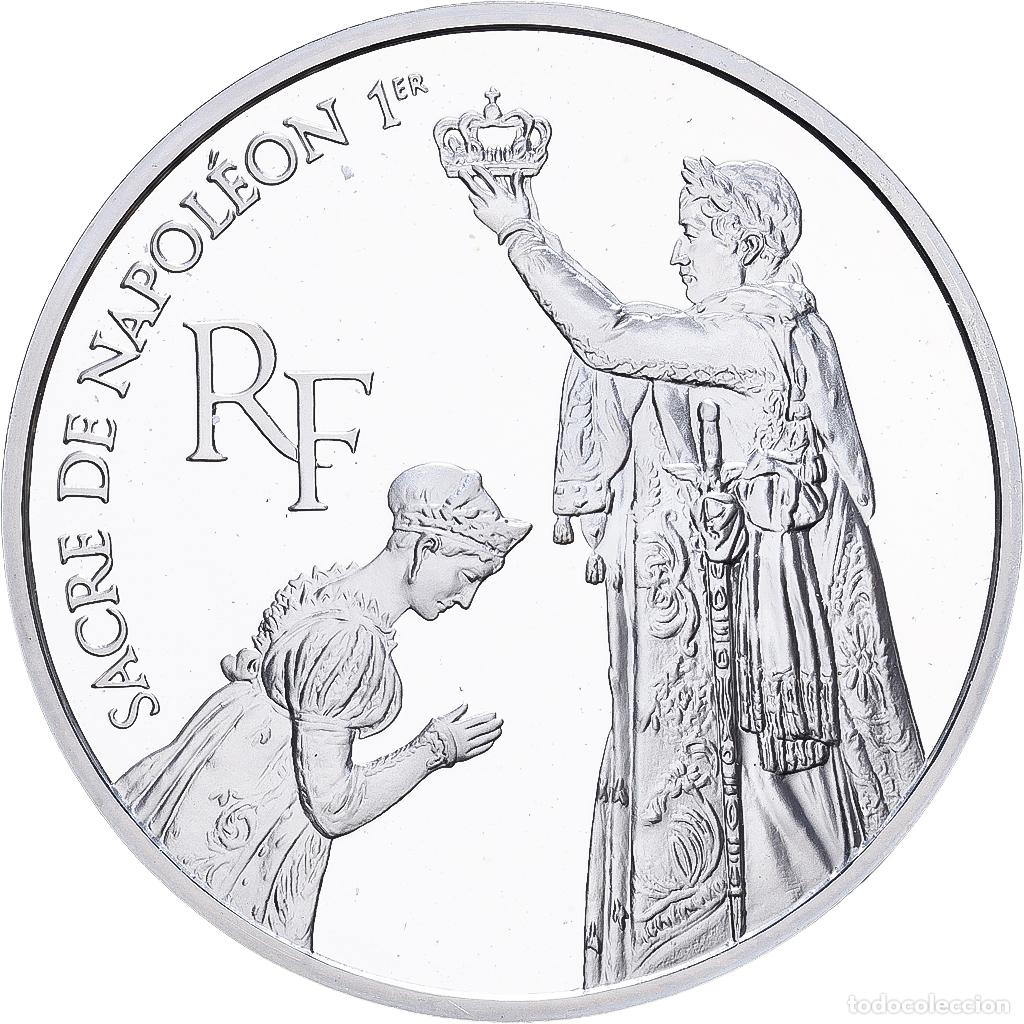 Monedas antiguas de Europa: [#1551437] Francia, 100 Francs, Sacre de Napol&eacute;on Ier, 1993, Paris, Prueba, Plata, EBC+