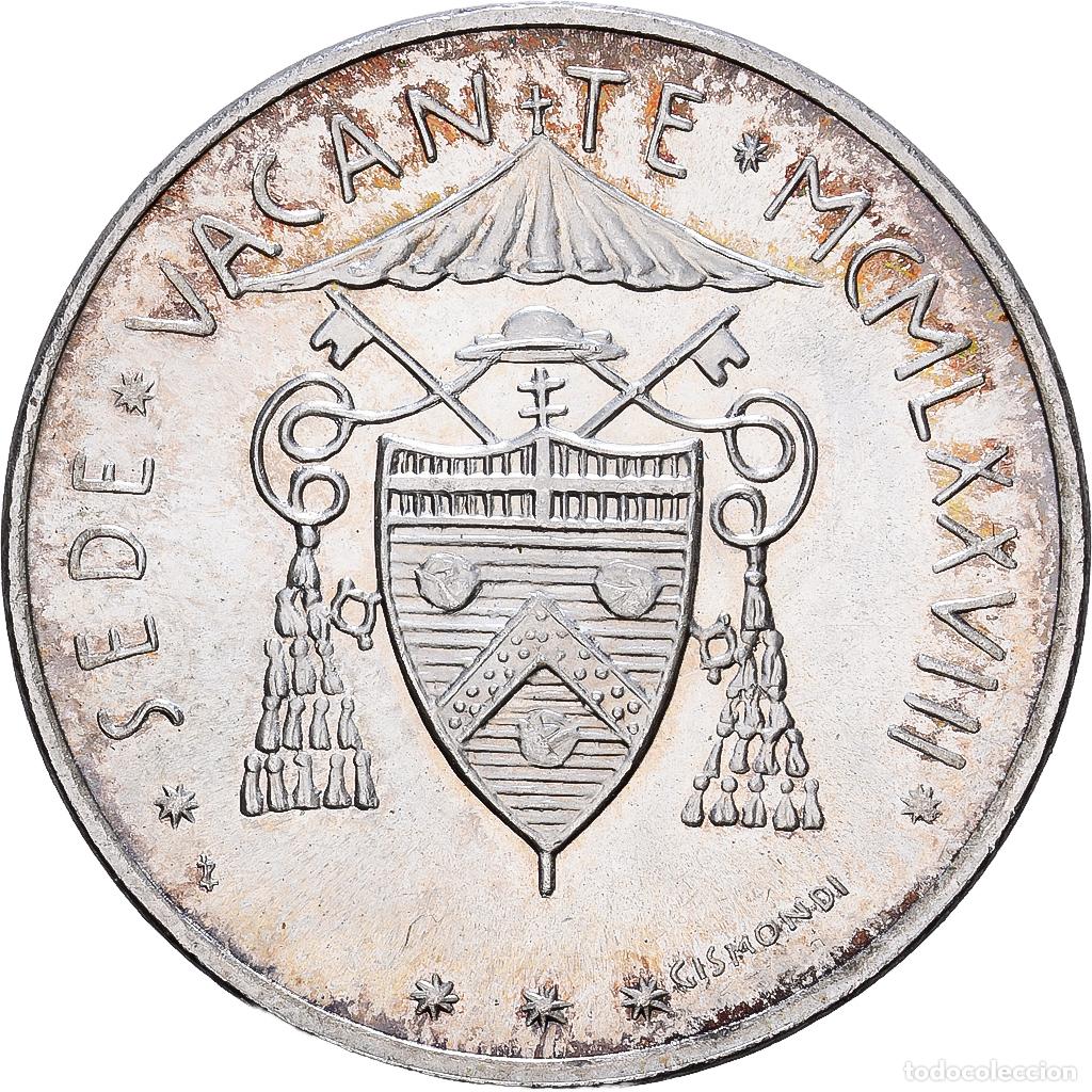 Monedas antiguas de Europa: [#1545690] CIUDAD DEL VATICANO, Sede Vacante, 500 Lire, 1978, Rome, Plata, SC, KM:140