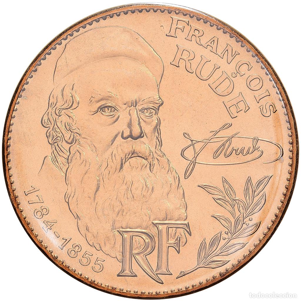 Monedas antiguas de Europa: [#1261228] Francia, 10 Francs, Fran&ccedil;ois Rude, 1984, &rdquo;tranche A&rdquo;, N&iacute;quel - bronce, FDC