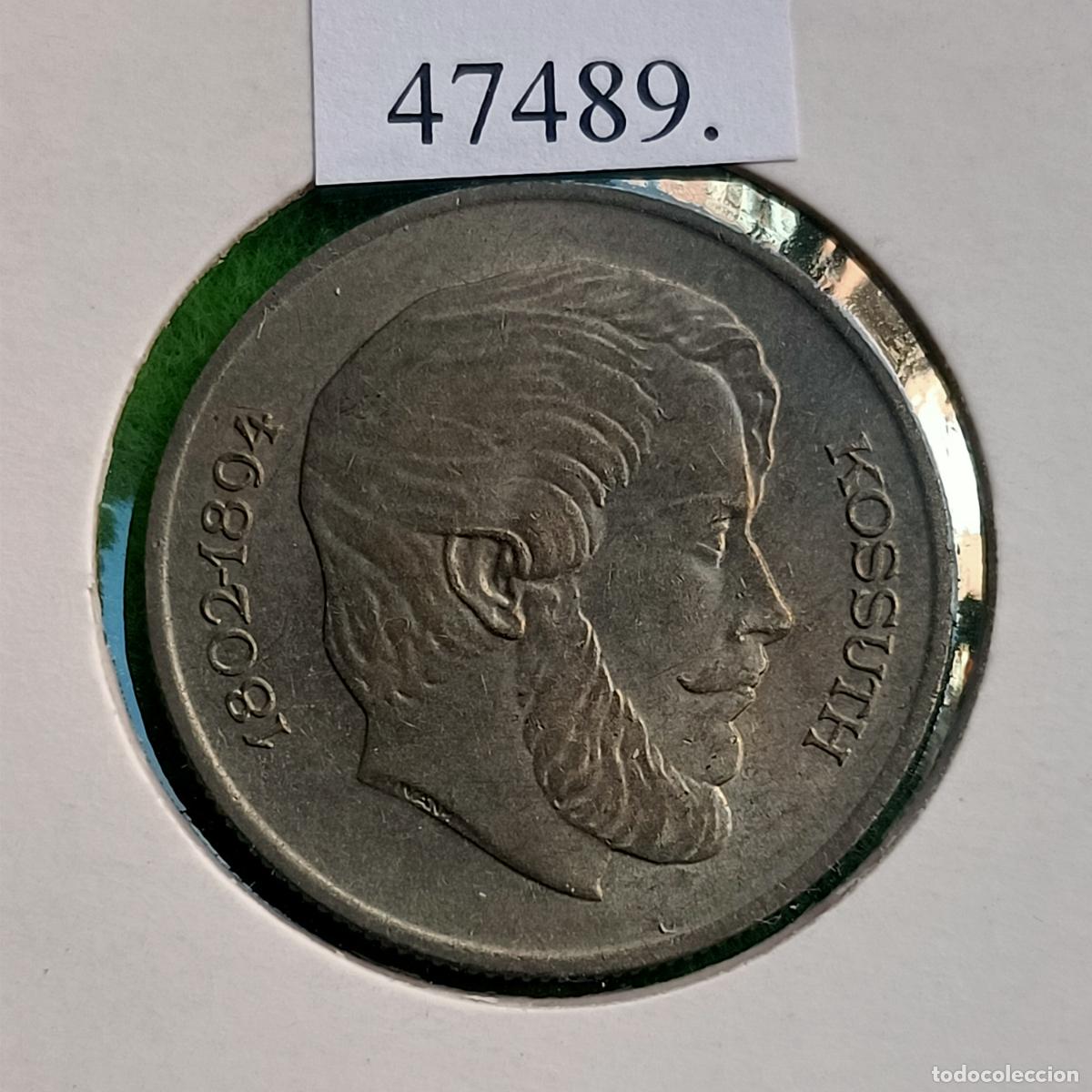 Monedas antiguas de Europa: Hungr&iacute;a 5 forint 1967, Lajos Kossuth