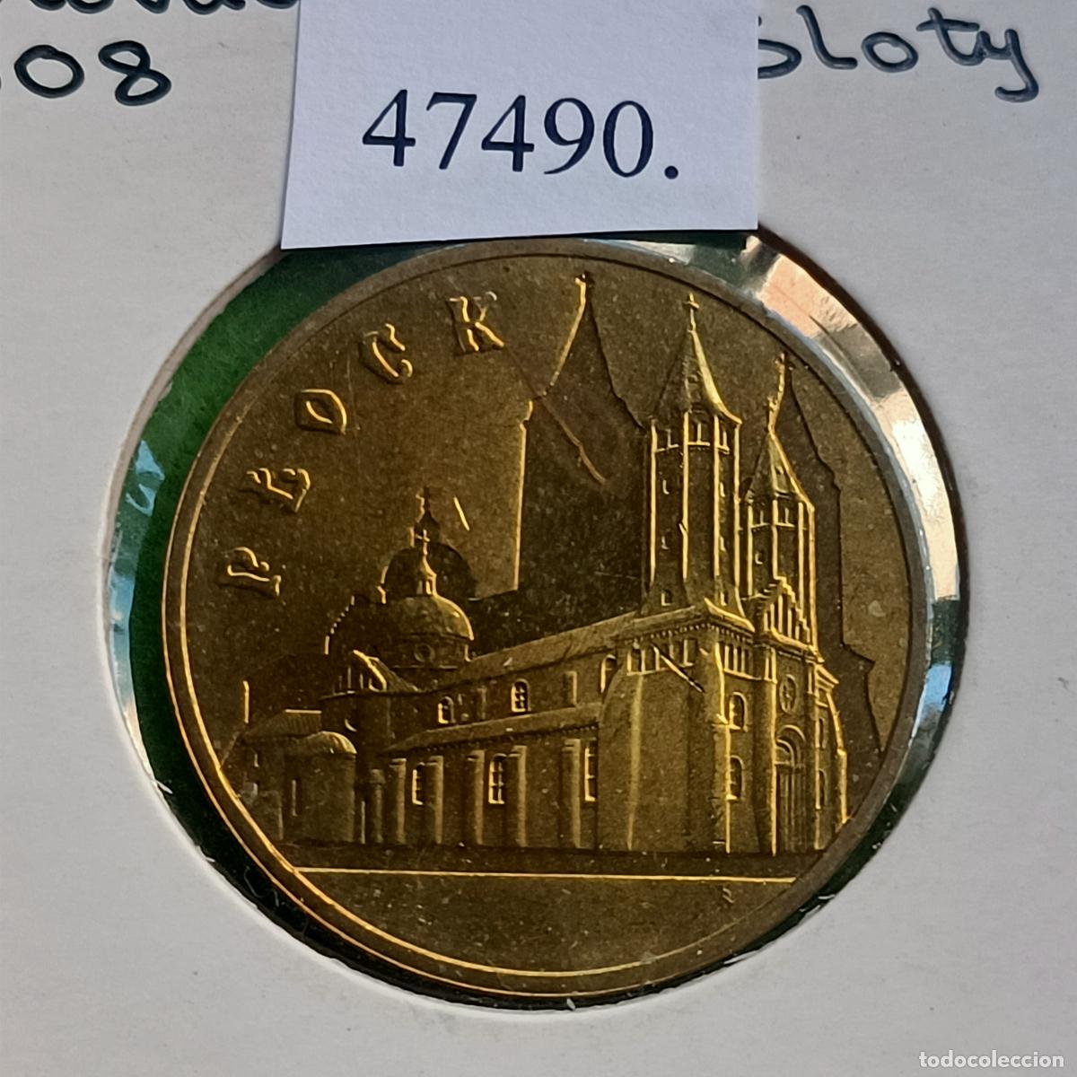 Monedas antiguas de Europa: Polonia 2 Zlotys 2007, Catedral de Płock, sloty