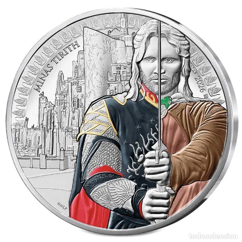 Monedas antiguas de Europa: FRANCIA 50 EURO PLATA 2026 EL SE&Ntilde;OR DE LOS ANILLOS. ARAGORN
