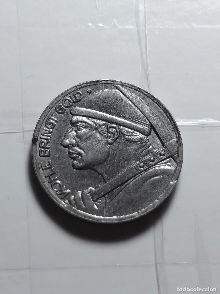 Monedas antiguas de Europa: ALEMANIA - NOTGEL 1/2 Mark 1919 D&Uuml;REN