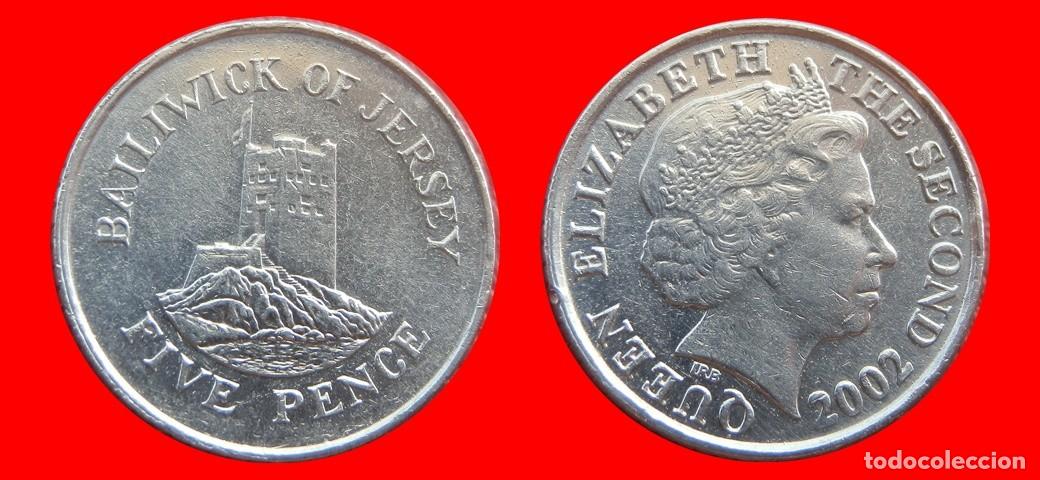 Monedas antiguas de Europa: 5 PENIQUES PENCE 2002 JERSEY-151377