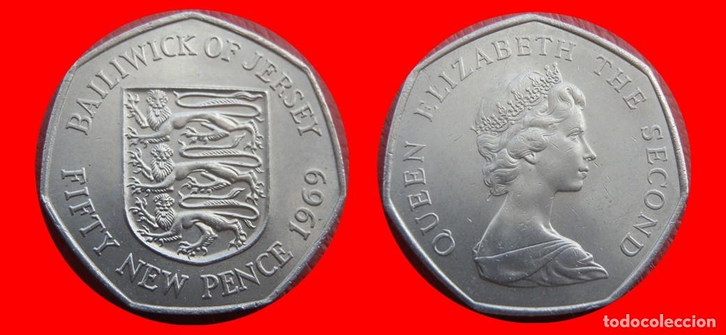 Monedas antiguas de Europa: 50 PENIQUES PENCE 1969 JERSEY-151380