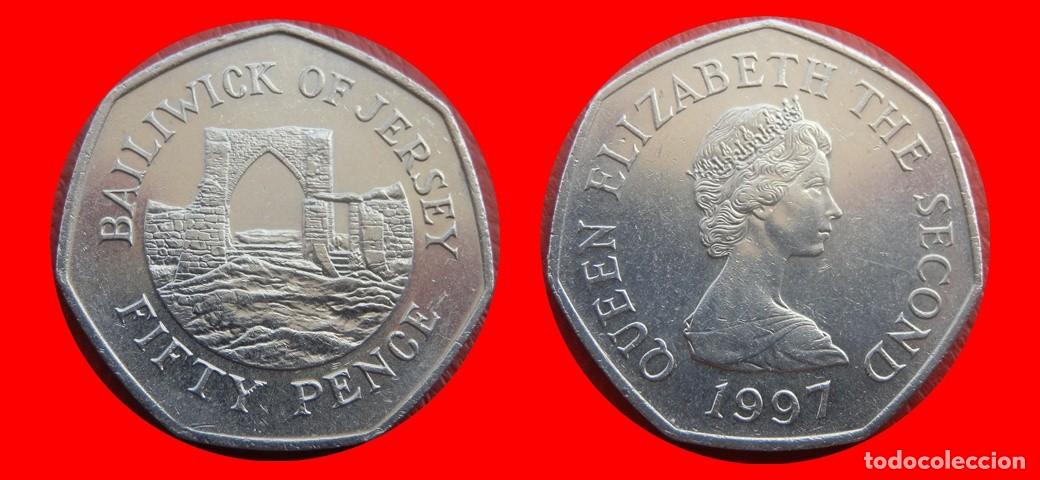 Monedas antiguas de Europa: 50 PENIQUES PENCE 1997 JERSEY-151385