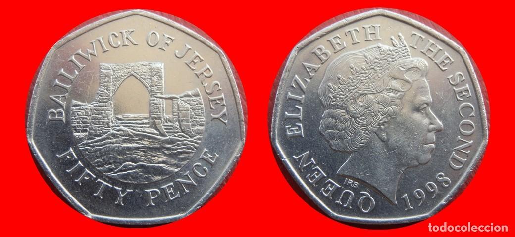 Monedas antiguas de Europa: 50 PENIQUES PENCE 1998 JERSEY-151386