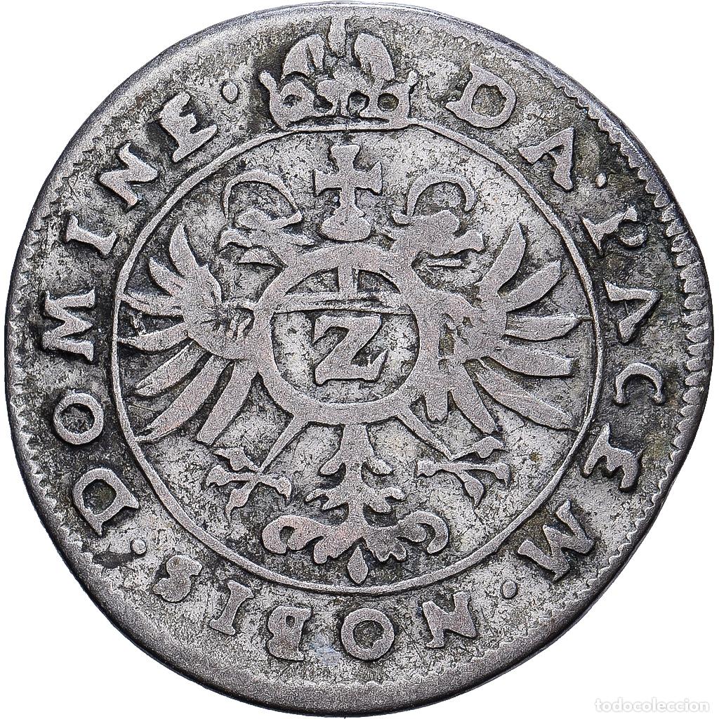 Monedas antiguas de Europa: [#1261248] Estados alemanes, REGENSBURG, 2 Kreuzer, Halbbatzen, '1634', Regensburg, Plata