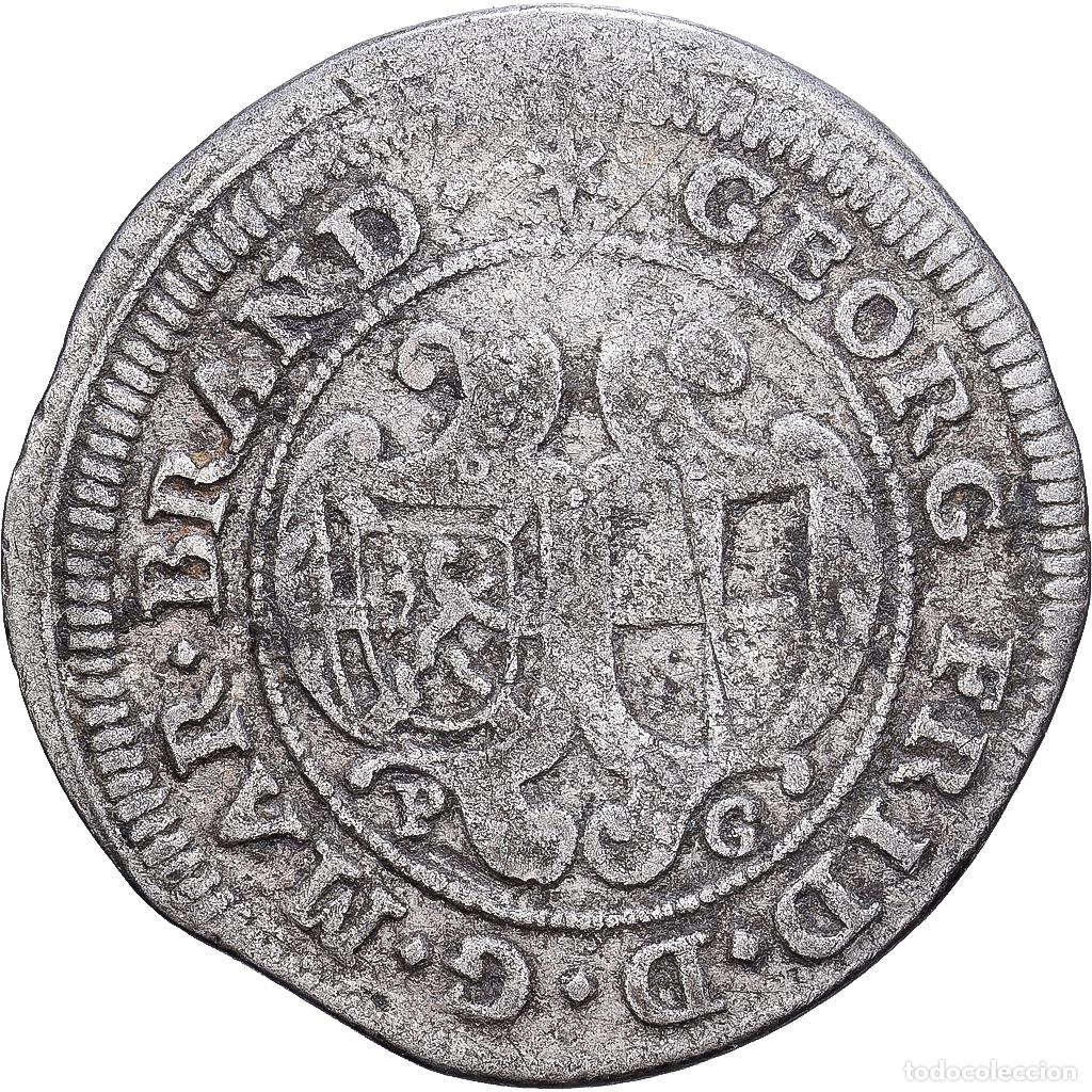 Monedas antiguas de Europa: [#1261254] Estados alemanes, BRANDENBURG-ANSBACH, Georg Friedrich II, 4 Kreuzer, Batzen