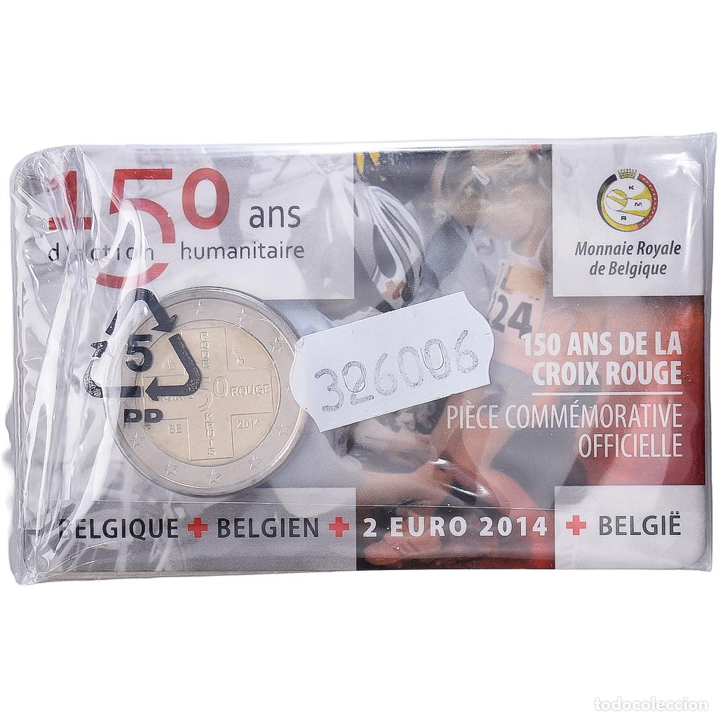 Monedas antiguas de Europa: [#1545437] B&eacute;lgica, 2 Euro, 150 ans de la Croix Rouge, BU, 2014, Monnaie royale de