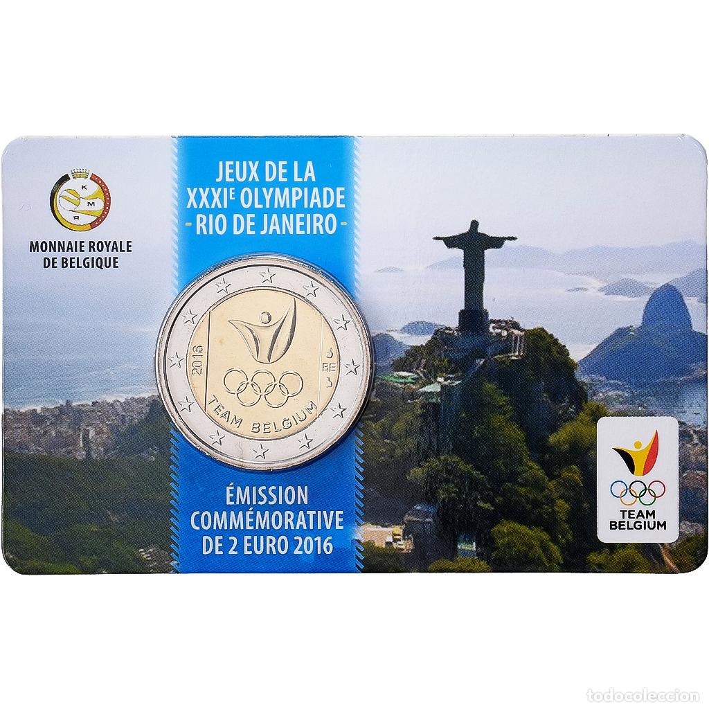 Monnaies anciennes de Europe: [#1545442] B&eacute;lgica, 2 Euro, XXXI Olympic Games, Rio de Janeiro, BU, 2016, Royal Belgium