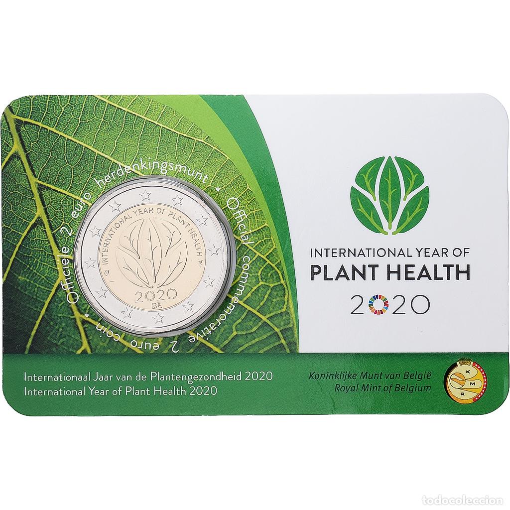 Monnaies anciennes de Europe: [#1545444] B&eacute;lgica, 2 Euro, International Year of Plant Health, BU, 2020, Monnaie Royale