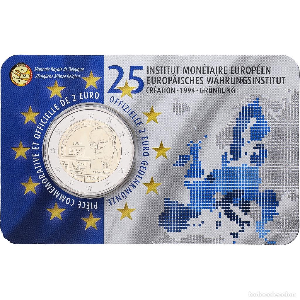Monnaies anciennes de Europe: [#1545446] B&eacute;lgica, 2 Euro, European Monetary Institute (EMI), BU, 2019, Monnaie Royale