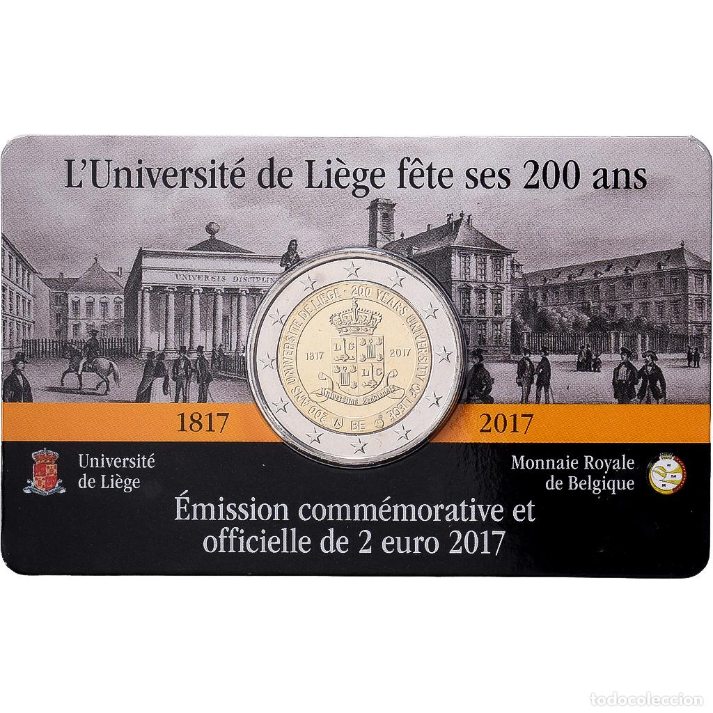Monnaies anciennes de Europe: [#1545448] B&eacute;lgica, 2 Euro, 200 Ans - Universit&eacute; de Li&egrave;ge, BU, 2017, Royal Belgium Mint
