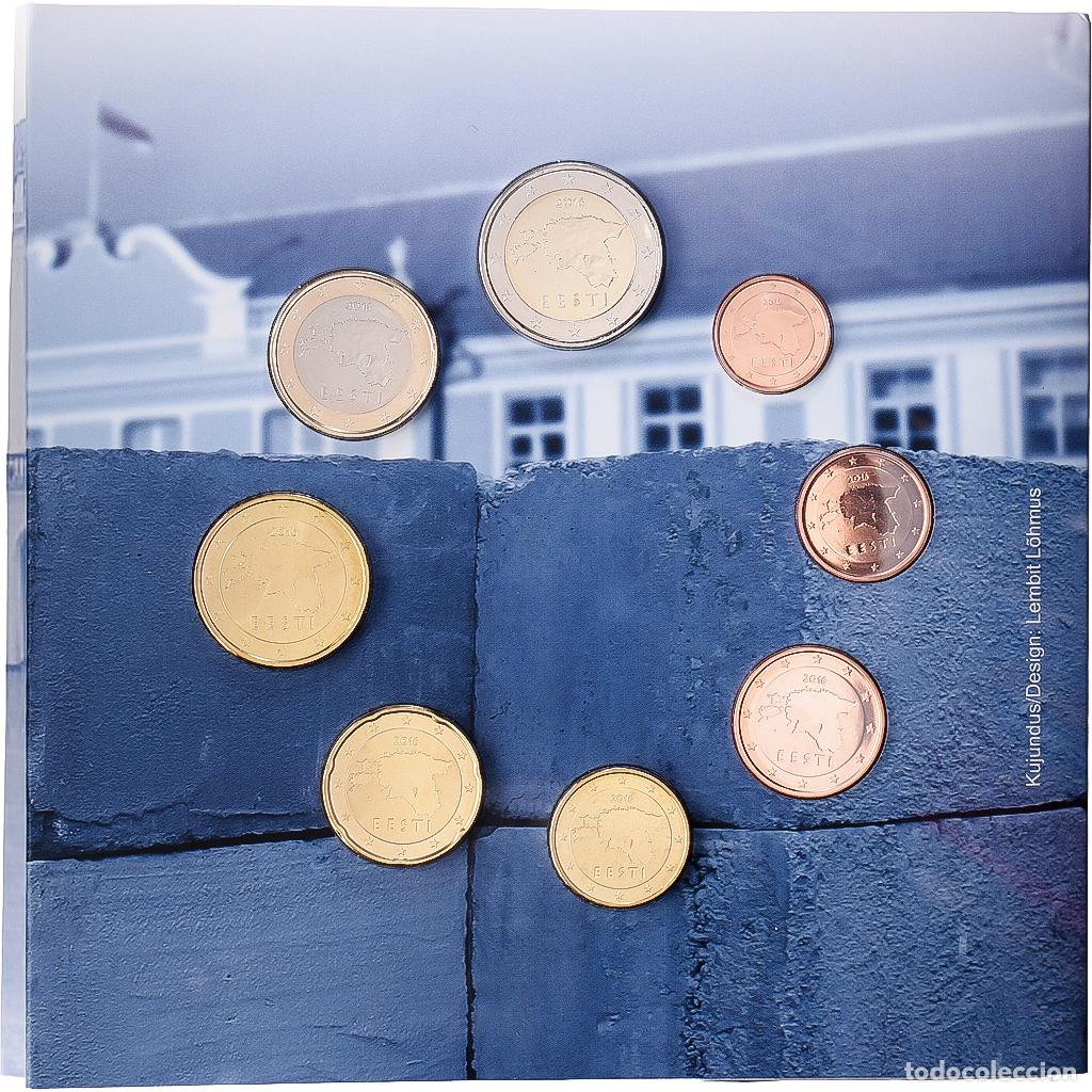 Monnaies anciennes de Europe: [#1545450] Estonia, Set 1 ct. - 2 Euro, S&eacute;rie BU, 2016, Vilnius, Sin informaci&oacute;n, FDC