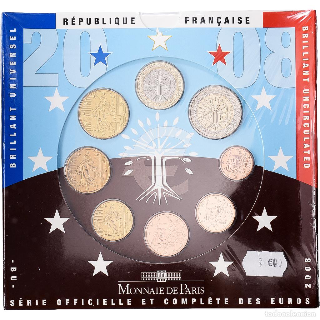 Monedas antiguas de Europa: [#1545462] Francia, Set 1 ct. - 2 Euro, S&eacute;rie BU, 2008, MDP, Sin informaci&oacute;n, FDC