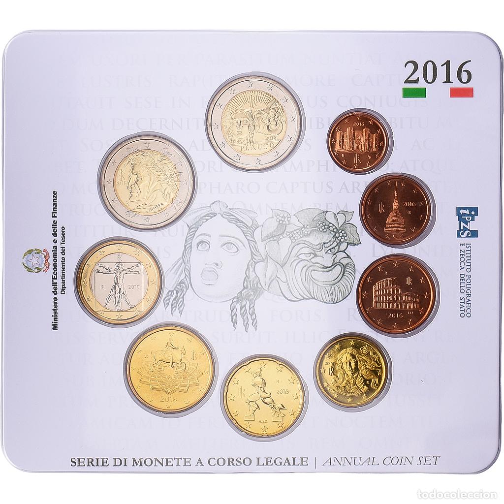 Monedas antiguas de Europa: [#1545455] Italia, Set 1 ct. - 2 Euro + 2&euro;, Plautus, s&eacute;rie FDC, 2016, Rome, Sin