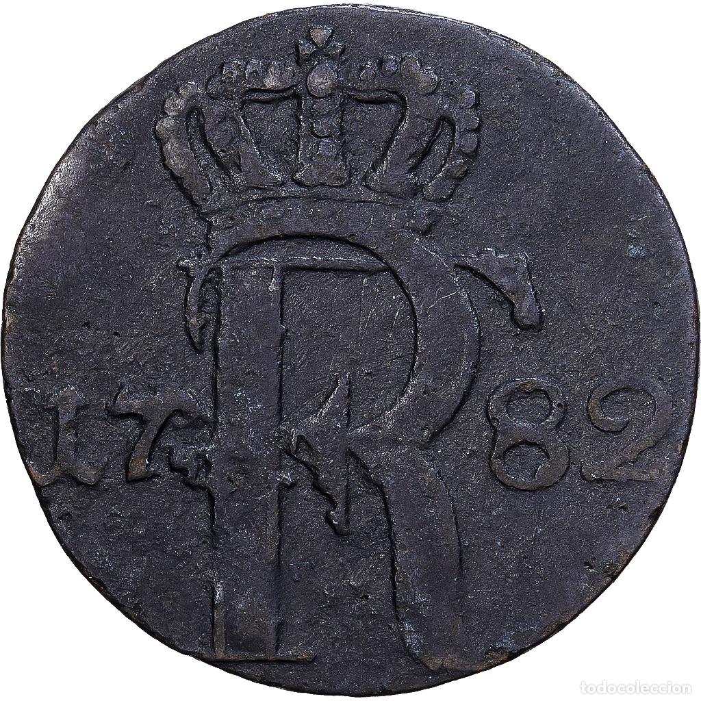 Monedas antiguas de Europa: [#1545531] Kingdom of Prussia, Friedrich II, 1/24 Thaler, 1782, Berlin, Vell&oacute;n, BC+