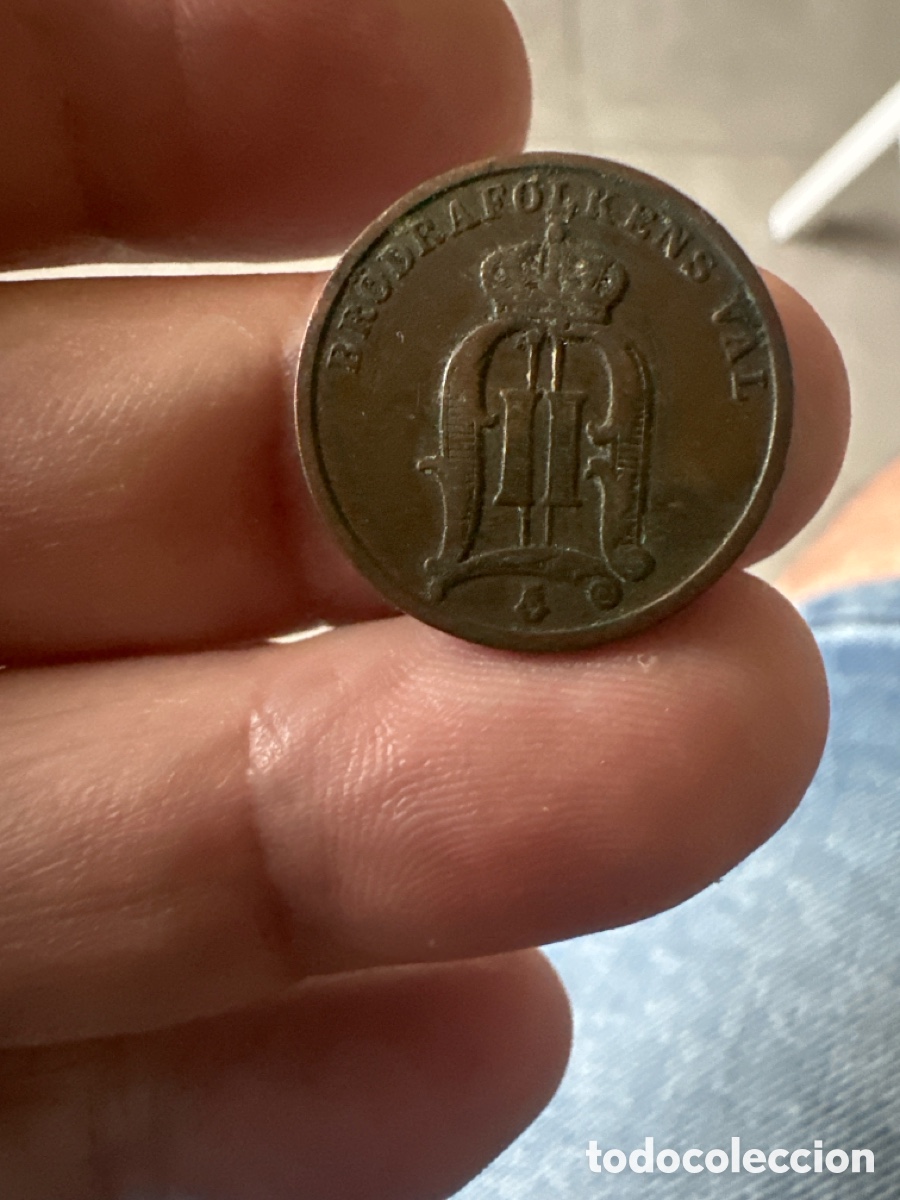 Monnaies anciennes de Europe: Moneda de Suecia de 2 ore a&ntilde;o 1907