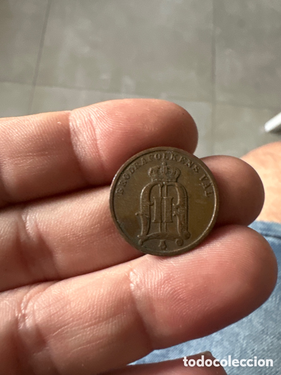 Monedas antiguas de Europa: Moneda de Suecia de 2 ore a&ntilde;o 1898