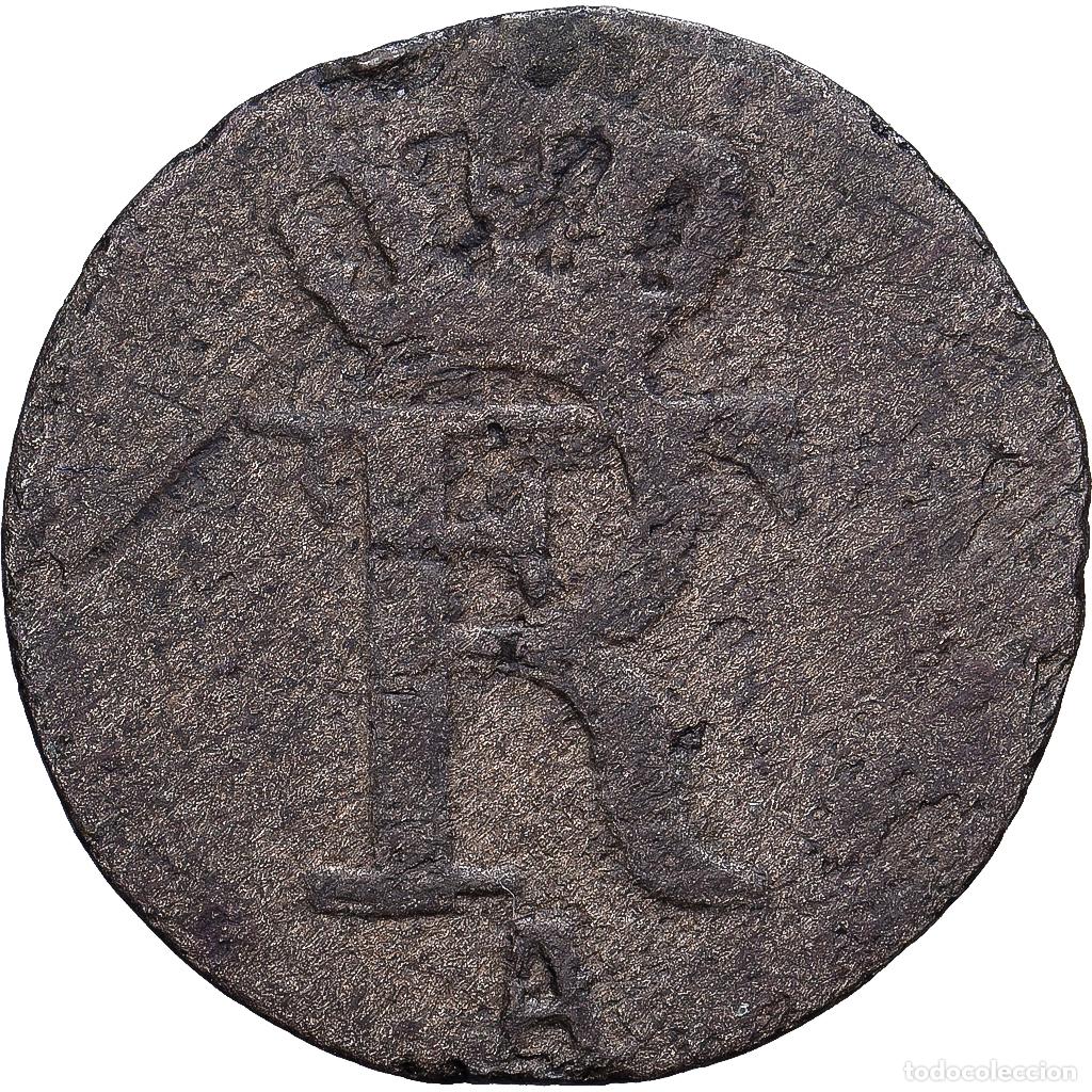 Monedas antiguas de Europa: [#1545533] Kingdom of Prussia, Friedrich II, 1/48 Thaler, 1777, Berlin, Vell&oacute;n, BC+