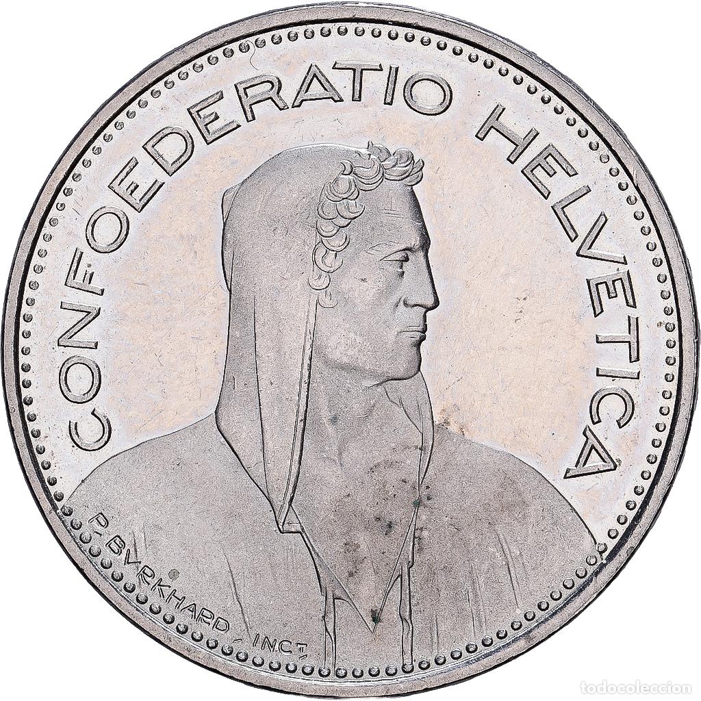 Monedas antiguas de Europa: [#1545535] Suiza, 5 Francs, 1983, Bern, Cobre - n&iacute;quel, SC