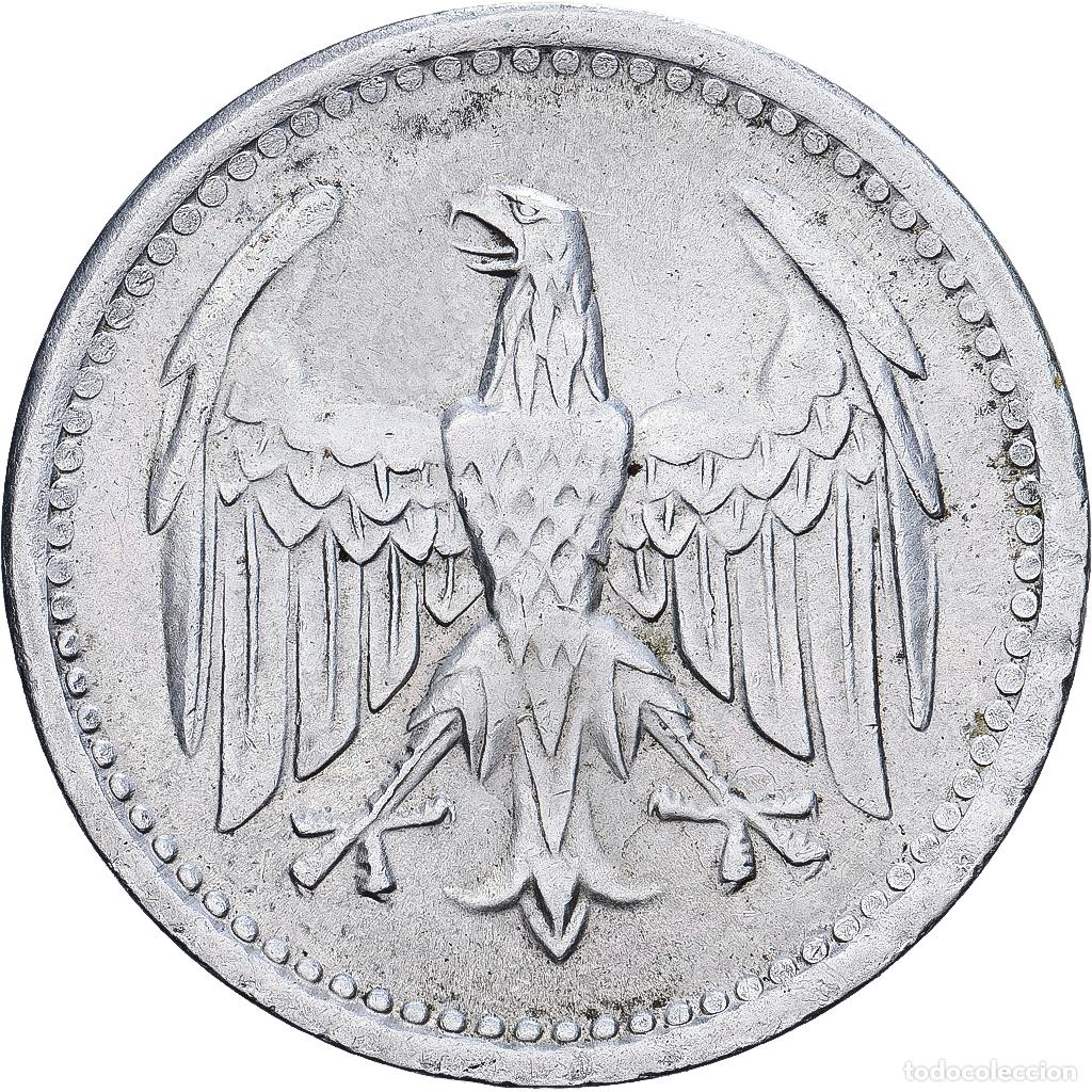 Monedas antiguas de Europa: [#1545506] Alemania, 3 Mark, 1924, Berlin, Plata, MBC, KM:43