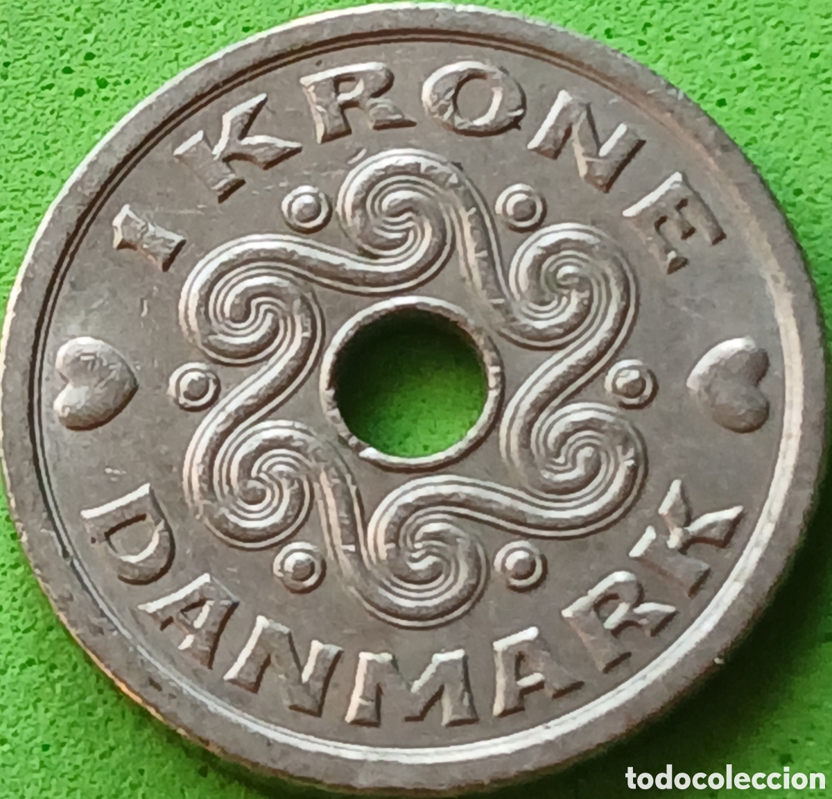 Monedas antiguas de Europa: Dinamarca 1 corona 1995 km#873