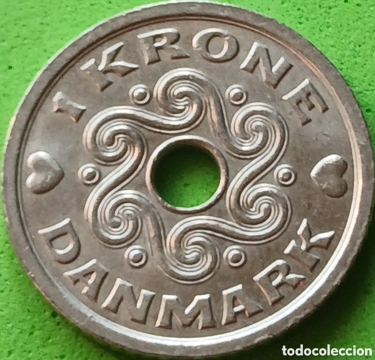 Monedas antiguas de Europa: Dinamarca 1 corona 2001 km#873