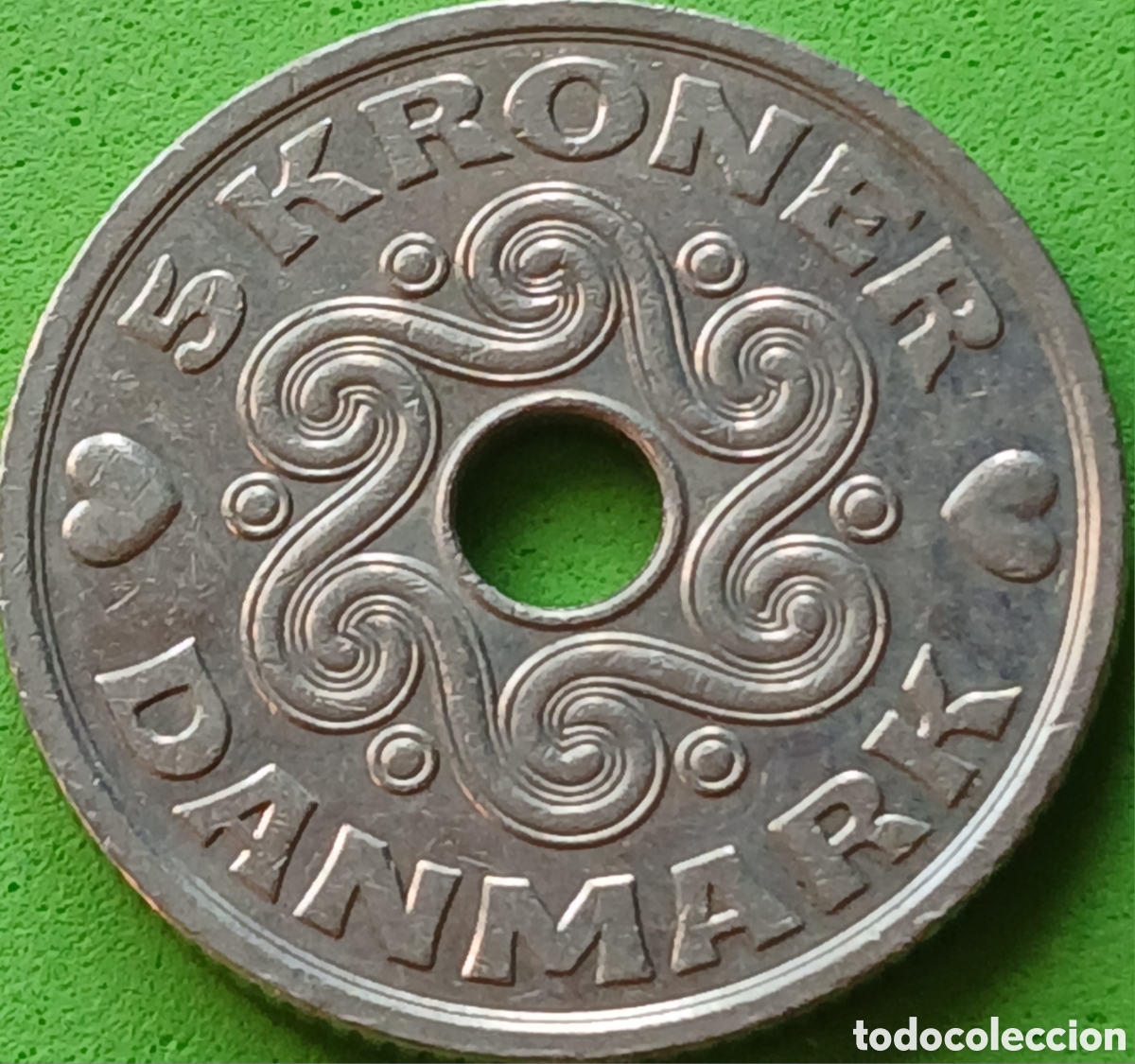 Monedas antiguas de Europa: Dinamarca 5 coronas 1997 km#869