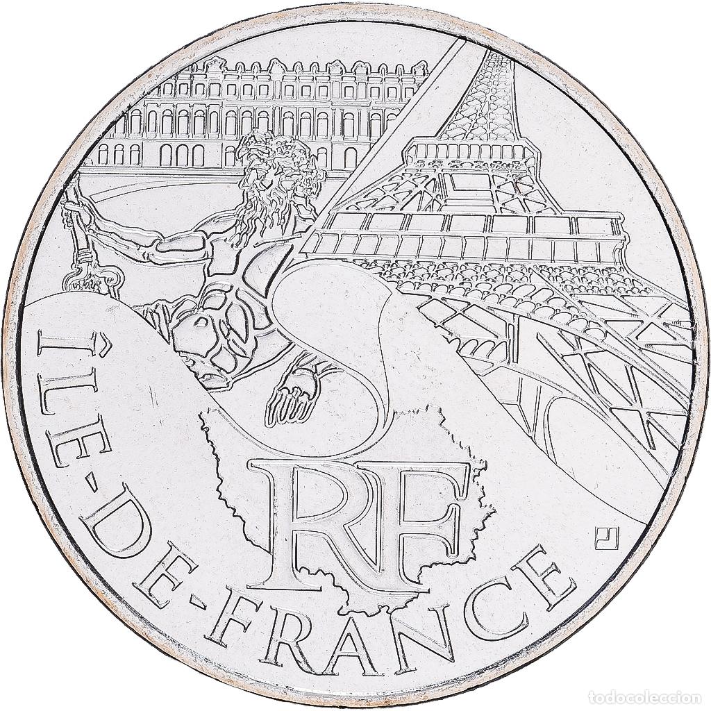 Monedas antiguas de Europa: [#1545534] Francia, 10 Euro, Ile de France, 2011, MDP, Plata, FDC, KM:1739