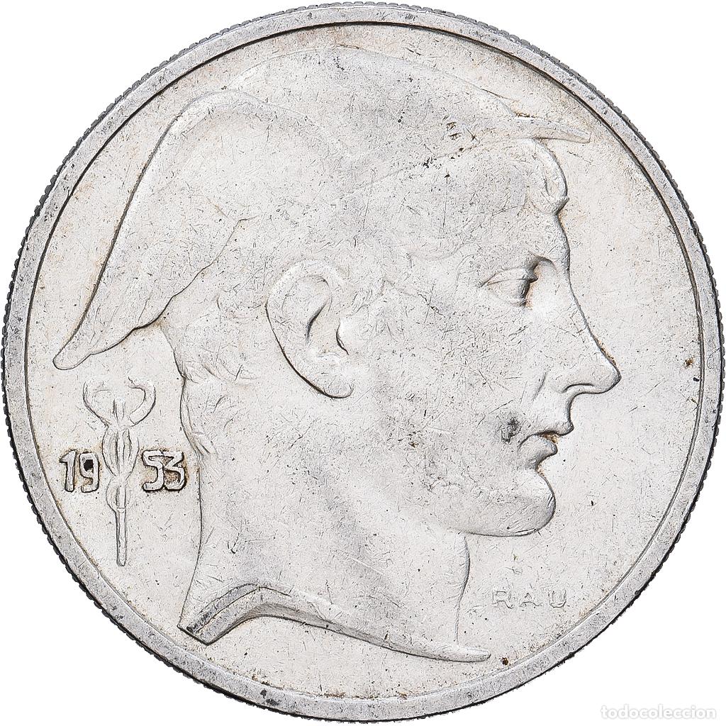 Monedas antiguas de Europa: [#1551371] B&eacute;lgica, Baudouin I, 20 Francs, 20 Frank, 1953, Brussels, Plata, MBC+, KM:141.1