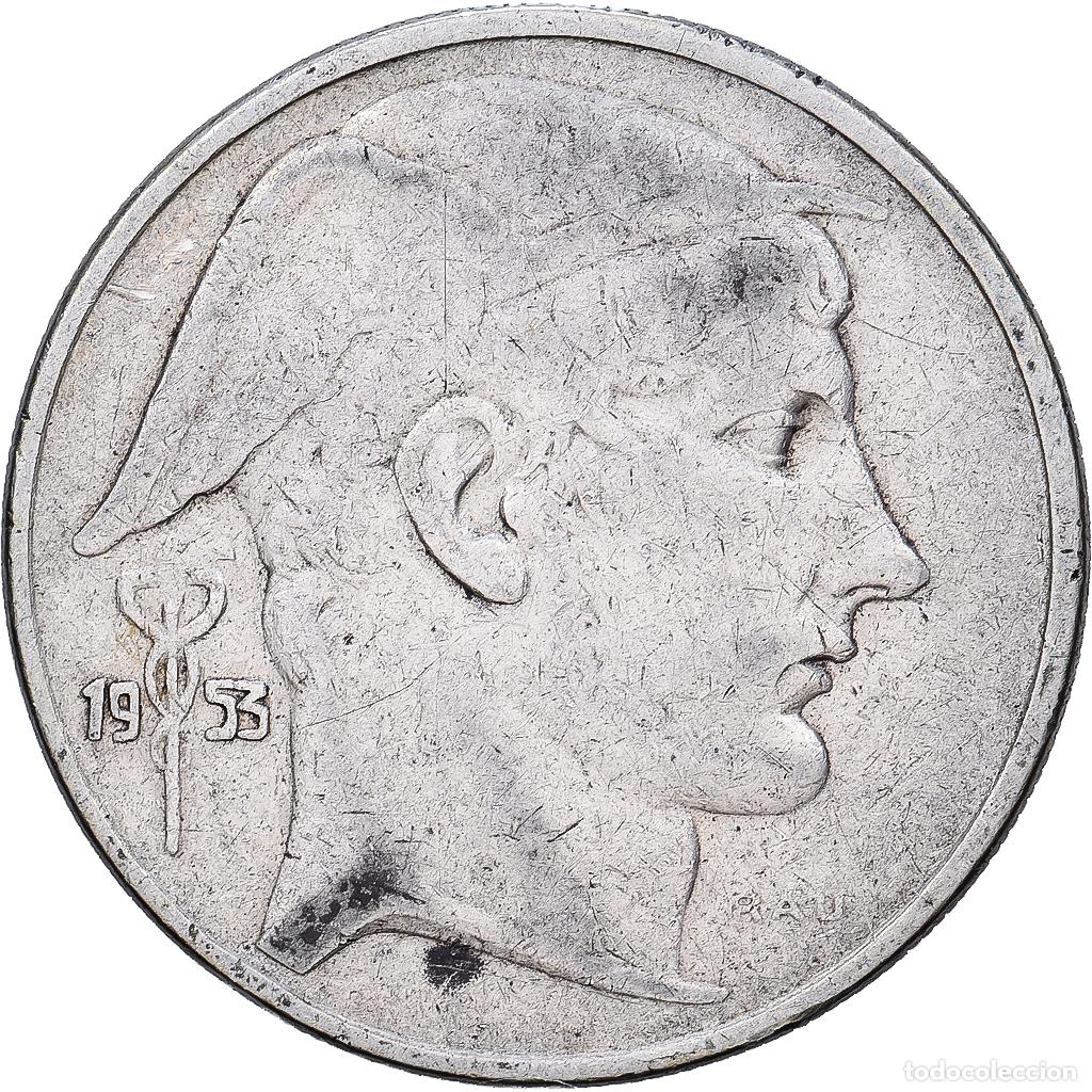 Monedas antiguas de Europa: [#1551372] B&eacute;lgica, Baudouin I, 20 Francs, 20 Frank, 1953, Brussels, Plata, MBC, KM:141.1