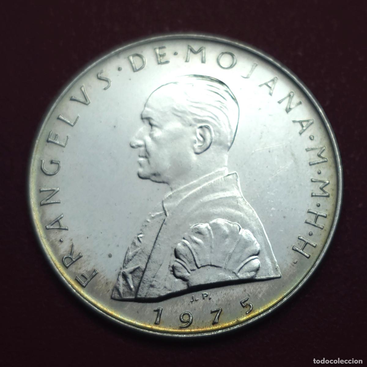 Monedas antiguas de Europa: MONEDA DE PLATA ORDEN DE MALTA 9 TARI 1975