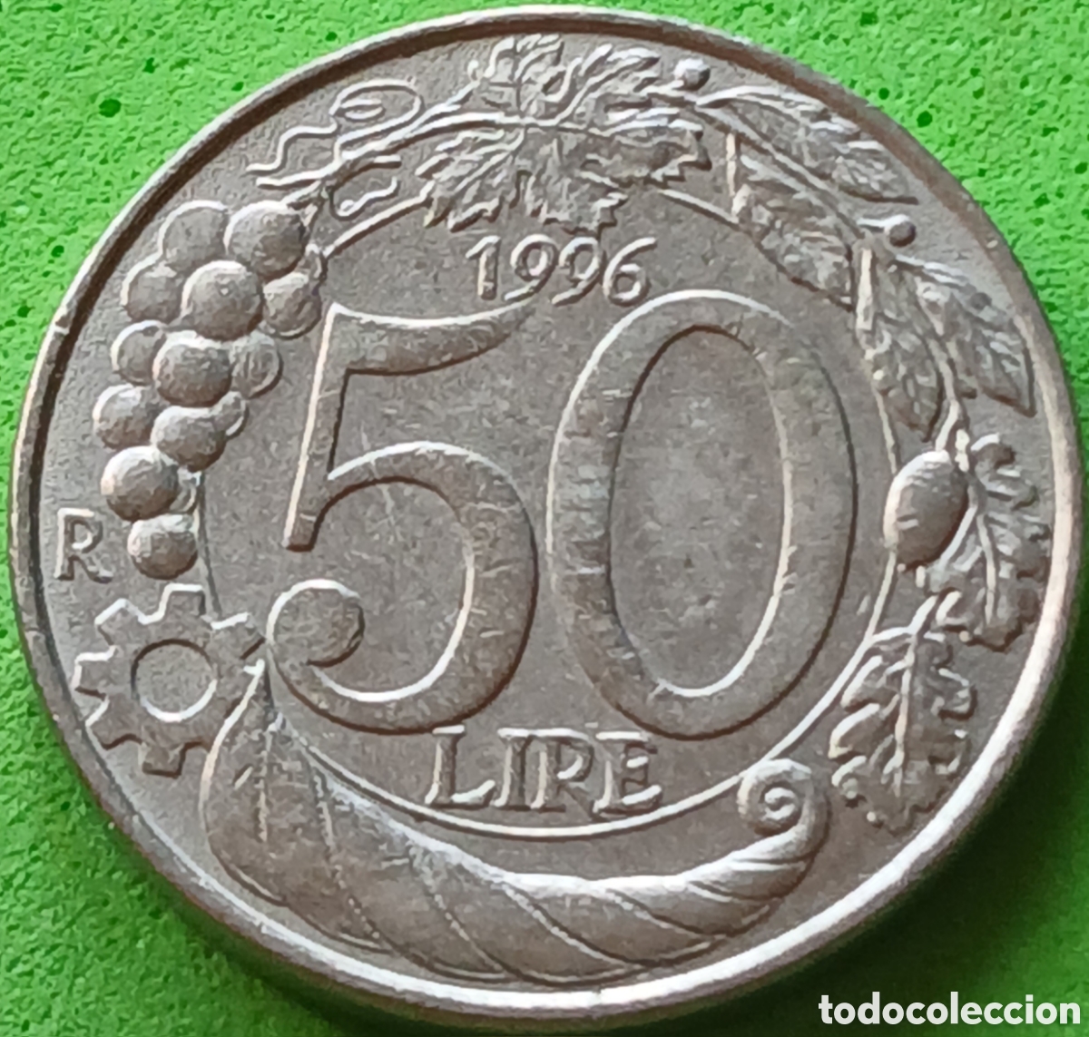 Monedas antiguas de Europa: Italia 50 liras 1996 km#183